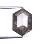 Load image into Gallery viewer, 2.90 CT, 10.7 X 7.3 MM | Salt And Pepper Hexagon Cut Diamond
