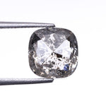 Load image into Gallery viewer, 2.01 CT, 7.0 X 7.0 MM | Salt And Pepper Cushion Cut Diamond
