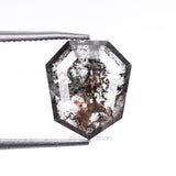 1.61 CT, 9.5 X 8.3 MM | Salt And Pepper Shield Cut Diamond
