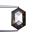 Load image into Gallery viewer, 1.88 CT, 9.0 X 5.8 MM | Salt And Pepper Hexagon Cut Diamond
