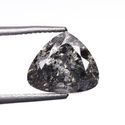 1.21 CT, 7.2 X 6.3 MM | Salt And Pepper Pear Cut Diamond - Minimal Carbon