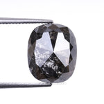 Load image into Gallery viewer, 3.01 CT, 9.3 X 7.8 MM | Salt And Pepper Cushion Cut Diamond
