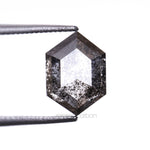 Load image into Gallery viewer, 1.73 CT, 8.0 X 5.7 MM | Salt And Pepper Hexagon Cut Diamond
