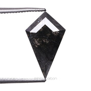 1.97 CT, 12.0 X 7.2 MM | Salt And Pepper Kite Cut Diamond - Minimal Carbon