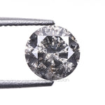 Load image into Gallery viewer, 0.66 CT, 5.4 MM | Salt And Pepper Round Brilliant Cut Diamond
