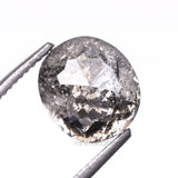 1.75 CT, 6.6 X 5.9 MM | Salt And Pepper Oval Cut Diamond