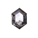 Load image into Gallery viewer, 1.73 CT, 8.0 X 5.7 MM | Salt And Pepper Hexagon Cut Diamond
