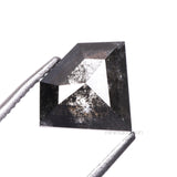 1.38 CT, 8.5 X 7.1 MM | Salt And Pepper Pentagon Cut Diamond