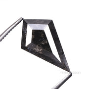 1.97 CT, 12.0 X 7.2 MM | Salt And Pepper Kite Cut Diamond - Minimal Carbon