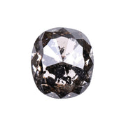 Salt And Pepper Cushion Cut Diamond