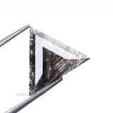 1.79 CT, 11.6 X 11.1 MM | Salt And Pepper Triangle Cut Diamond