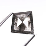 1.97 CT, 9.9 X 9.8 MM | Salt And Pepper Kite Cut Diamond - Minimal Carbon
