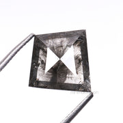 1.97 CT, 9.9 X 9.8 MM | Salt And Pepper Kite Cut Diamond - Minimal Carbon