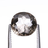 1.48 CT, 6.2 X 5.8 MM | Salt And Pepper Cushion Cut Diamond