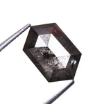 Load image into Gallery viewer, 1.88 CT, 9.0 X 5.8 MM | Salt And Pepper Hexagon Cut Diamond
