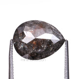 2.67 CT, 9.6 X 7.4 MM | Salt And Pepper Pear Cut Diamond