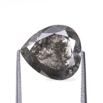 Load image into Gallery viewer, 3.34 CT, 10.4 X 9.2 MM | Salt And Pepper Pear Cut Diamond
