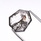 1.61 CT, 9.5 X 8.3 MM | Salt And Pepper Shield Cut Diamond