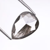 1.52 CT, 10.5 X 7.3 MM | Salt And Pepper Pear Cut Diamond