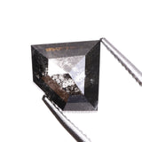 1.38 CT, 8.5 X 7.1 MM | Salt And Pepper Pentagon Cut Diamond