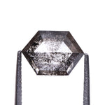 Load image into Gallery viewer, 1.73 CT, 8.0 X 5.7 MM | Salt And Pepper Hexagon Cut Diamond
