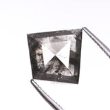1.97 CT, 9.9 X 9.8 MM | Salt And Pepper Kite Cut Diamond - Minimal Carbon