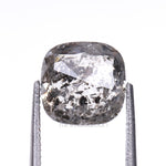 Load image into Gallery viewer, 2.01 CT, 7.0 X 7.0 MM | Salt And Pepper Cushion Cut Diamond
