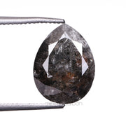 2.67 CT, 9.6 X 7.4 MM | Salt And Pepper Pear Cut Diamond