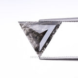 1.79 CT, 11.6 X 11.1 MM | Salt And Pepper Triangle Cut Diamond
