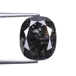 Load image into Gallery viewer, 3.01 CT, 9.3 X 7.8 MM | Salt And Pepper Cushion Cut Diamond
