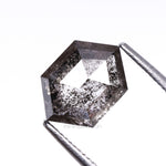 Load image into Gallery viewer, 1.73 CT, 8.0 X 5.7 MM | Salt And Pepper Hexagon Cut Diamond
