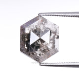1.81 CT, 10.0 X 8.0 MM | Salt And Pepper Hexagon Cut Diamond