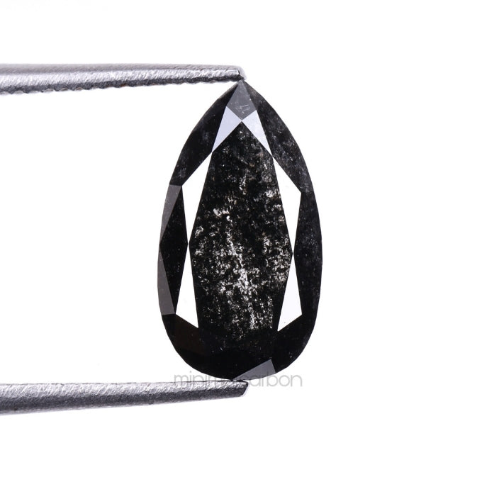 1.51 CT, 10.0 X 5.5 MM | Salt And Pepper Pear Cut Diamond