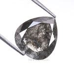 Load image into Gallery viewer, 3.34 CT, 10.4 X 9.2 MM | Salt And Pepper Pear Cut Diamond
