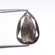 1.52 CT, 10.5 X 7.3 MM | Salt And Pepper Pear Cut Diamond