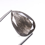 1.52 CT, 10.5 X 7.3 MM | Salt And Pepper Pear Cut Diamond