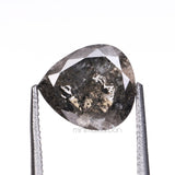1.56 CT, 7.7 X 6.7 MM | Salt And Pepper Pear Cut Diamond