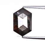 Load image into Gallery viewer, 1.88 CT, 9.0 X 5.8 MM | Salt And Pepper Hexagon Cut Diamond
