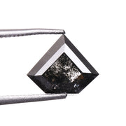 1.38 CT, 8.5 X 7.1 MM | Salt And Pepper Pentagon Cut Diamond