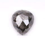 1.56 CT, 7.7 X 6.7 MM | Salt And Pepper Pear Cut Diamond