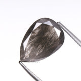 1.52 CT, 10.5 X 7.3 MM | Salt And Pepper Pear Cut Diamond