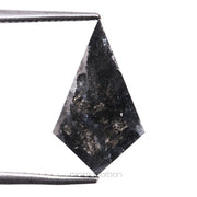 1.97 CT, 12.0 X 7.2 MM | Salt And Pepper Kite Cut Diamond - Minimal Carbon