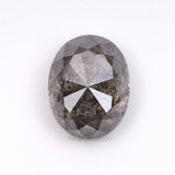 2.16 CT, 8.0 X 6.1 MM | Salt And Pepper Oval Cut Diamond