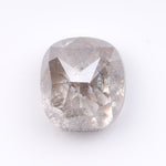 2.05 CT, 6.6 X 6.0 MM | Salt And Pepper Diamond | Cushion Cut Diamond - Minimal Carbon