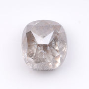 2.05 CT, 6.6 X 6.0 MM | Salt And Pepper Diamond | Cushion Cut Diamond - Minimal Carbon