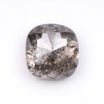 1.22 CT, 6.0 X 5.6 MM | Salt And Pepper Diamond | Cushion Cut Diamond - Minimal Carbon