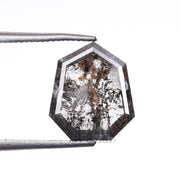 1.61 CT, 9.5 X 8.3 MM | Salt And Pepper Shield Cut Diamond