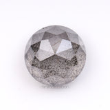 1.81 CT, 6.6 MM | Salt And Pepper Round Rose Cut Diamond