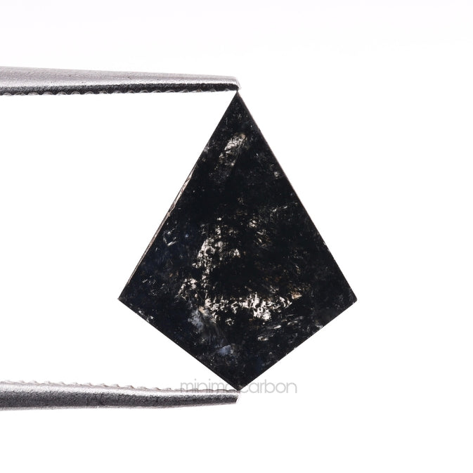 1.39 CT, 11.1 X 8.9 MM | Salt And Pepper Kite Cut Diamond