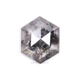 1.81 CT, 10.0 X 8.0 MM | Salt And Pepper Hexagon Cut Diamond